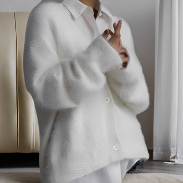 Emberly - Casual, loose-fitting cashmere sweater for women