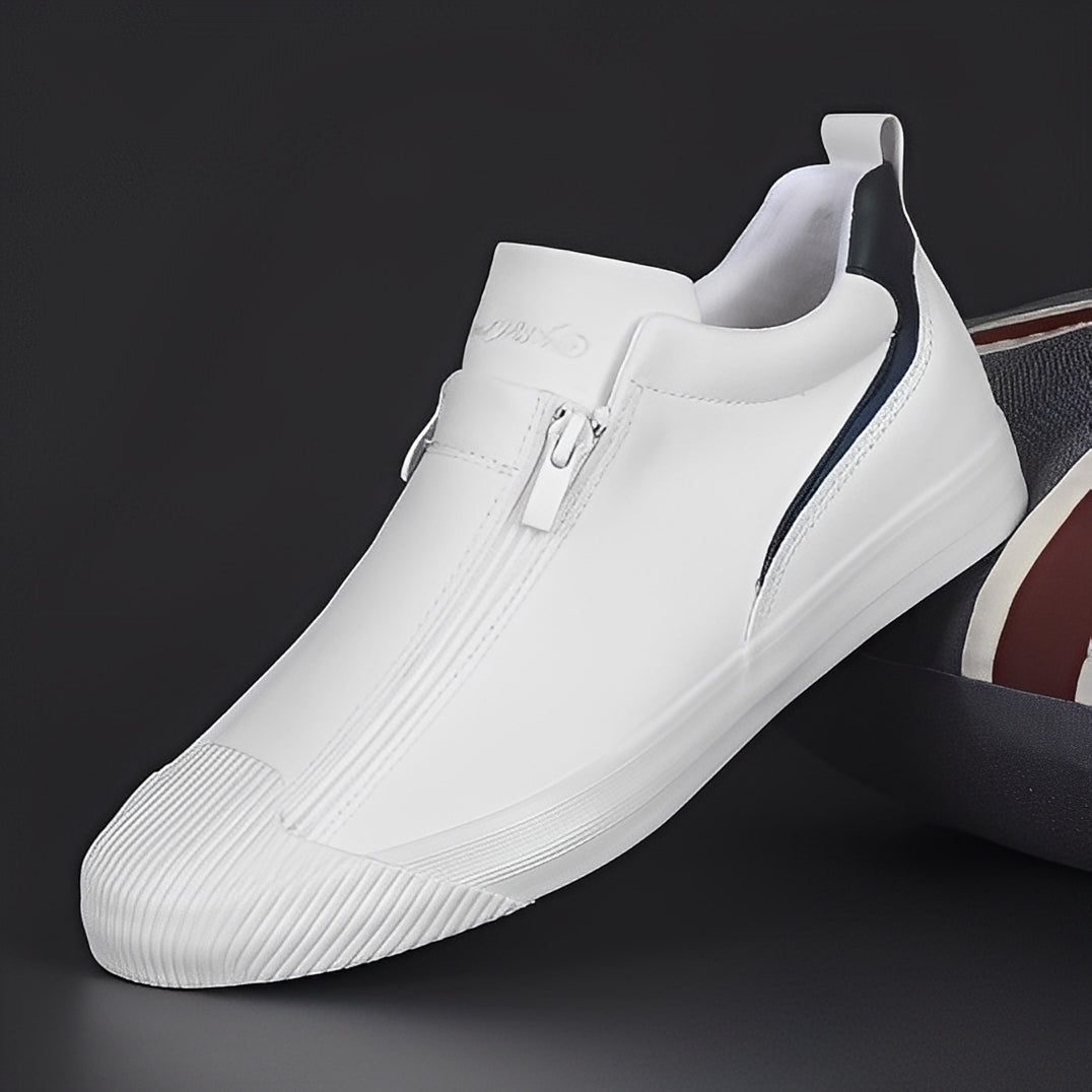 Jerred - Modern Leather Shoes with Zipper for Men