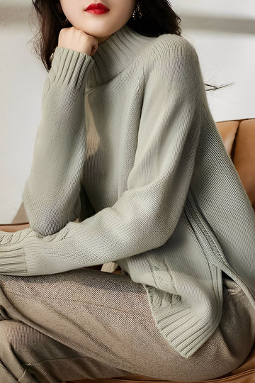 Karolyn - Simple, Slim Fit Knit Sweater for Women