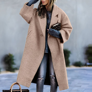 Haylie - Elegant, classic, loose coat for women