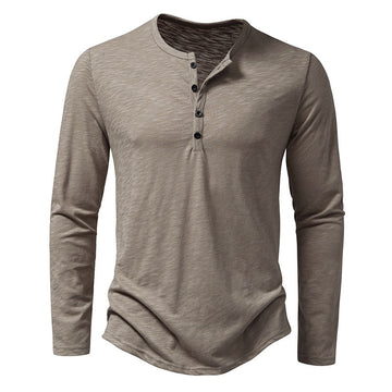 Randall - Casual Long Sleeve Shirt with Buttons for Men