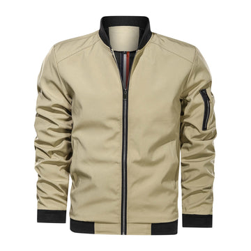 Rufus - Casual Bomber Jacket with Zipper for Men