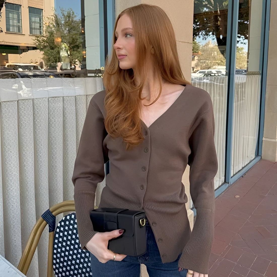 Deziree - Stylish, Slim Fit Cardigan Coat for Women
