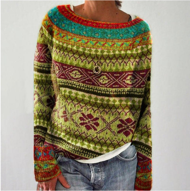 Anana - Cozy Women's Retro Sweater