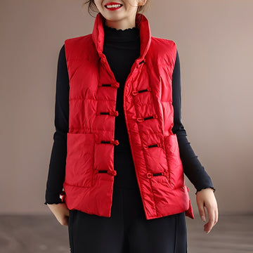 Amayah - Casual Winter Vest with Pockets for Women