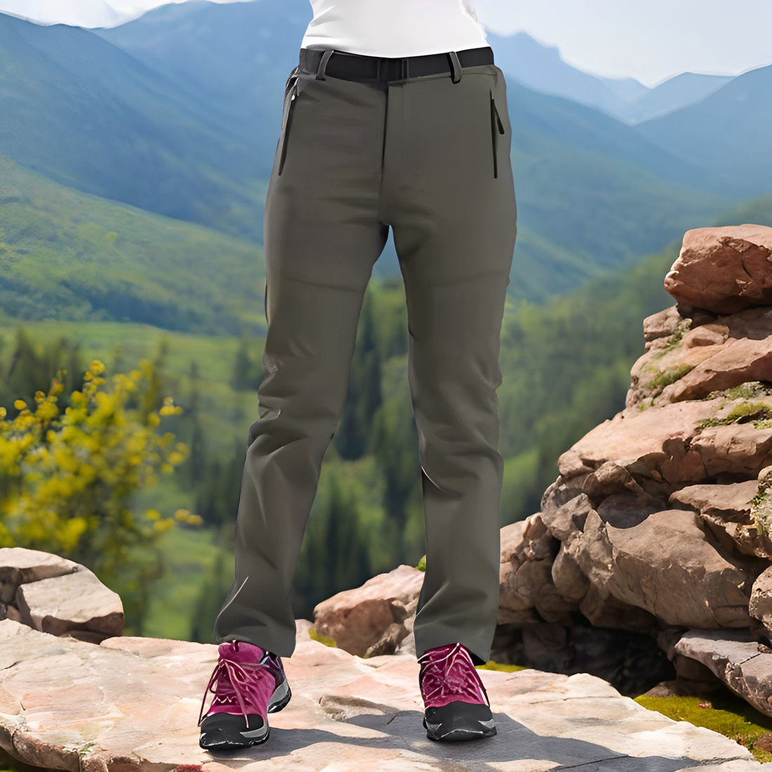 Rosanna - Stylish, Thick Outdoor Pants for Women