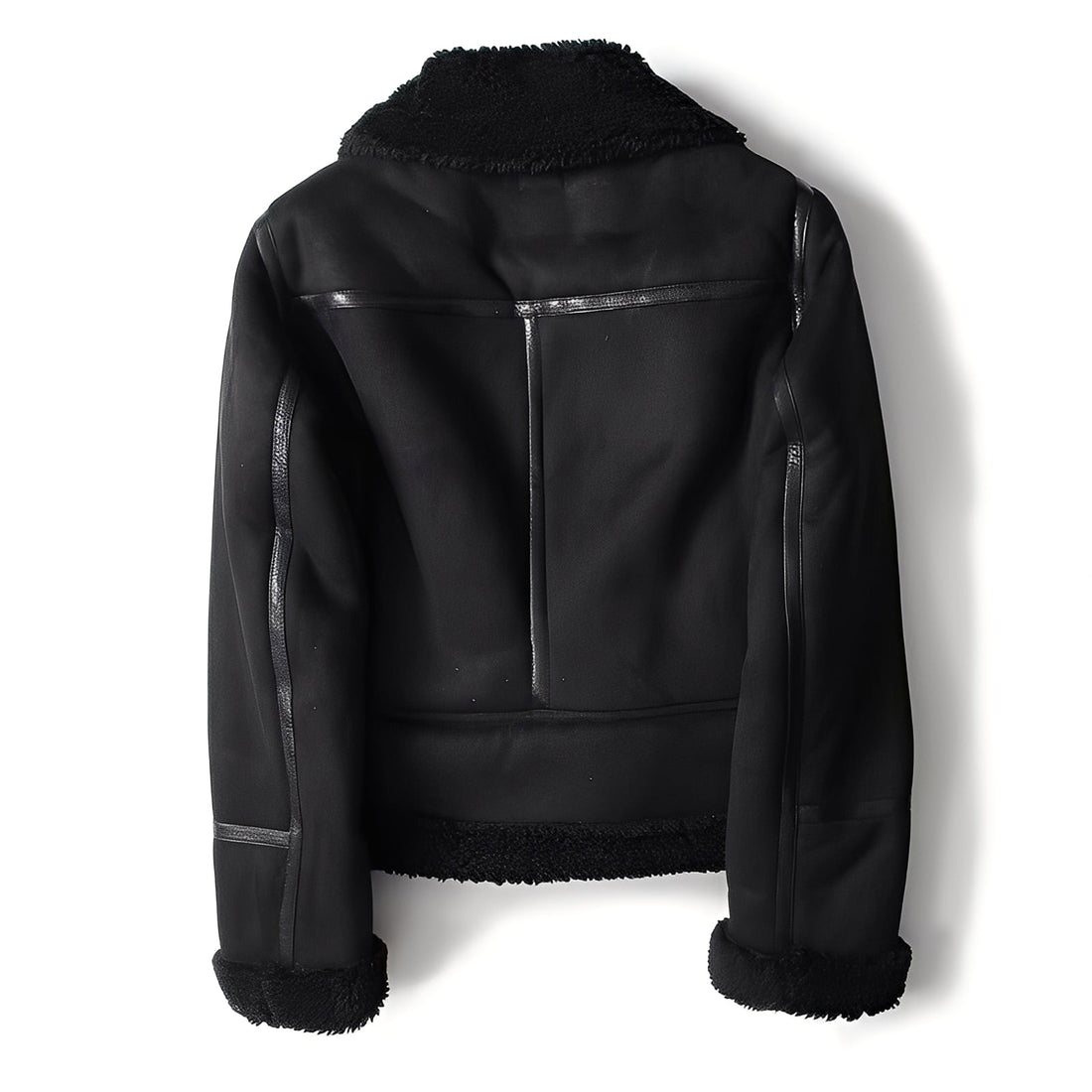 Yasmine - Warm Biker Jacket from Shearling for Women