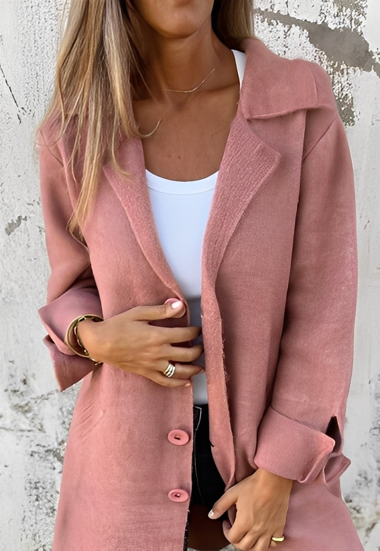 Izabelle - Casual Long Knit Coat for Women