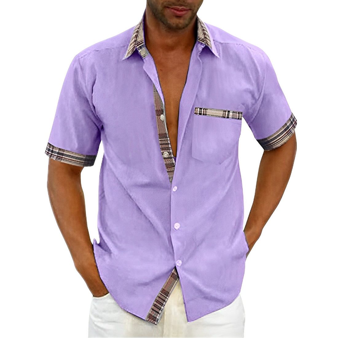 Weldon - Casual Shirt with Buttons for Men