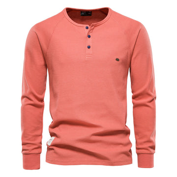 Jacob - Casual Long Sleeve Waffle Shirt for Men