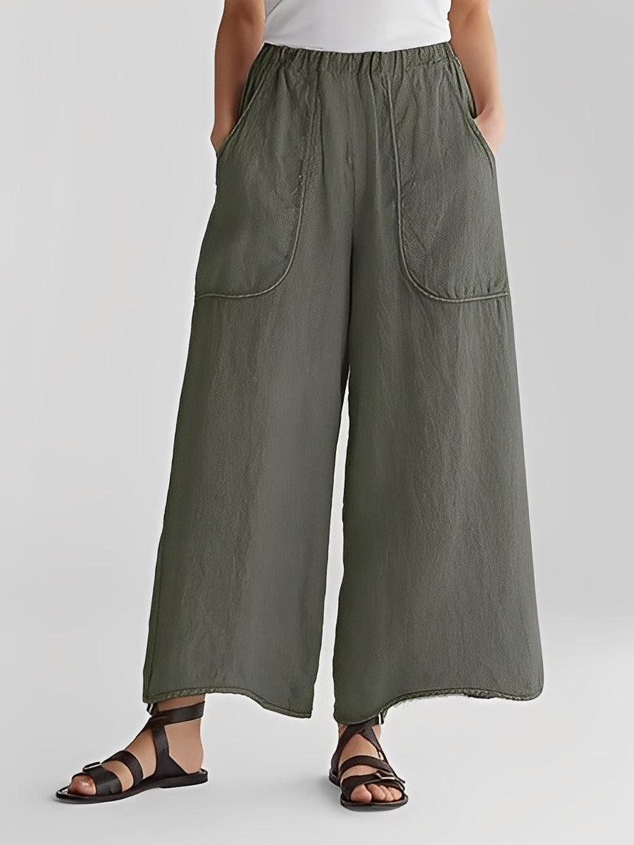 Marley - Casual Pants with Wide Leg for Women