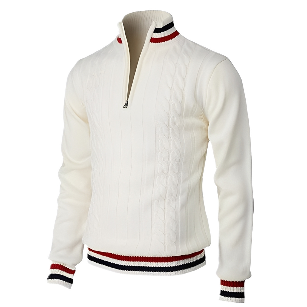 Derick - Modern Sweater with Zipper for Men