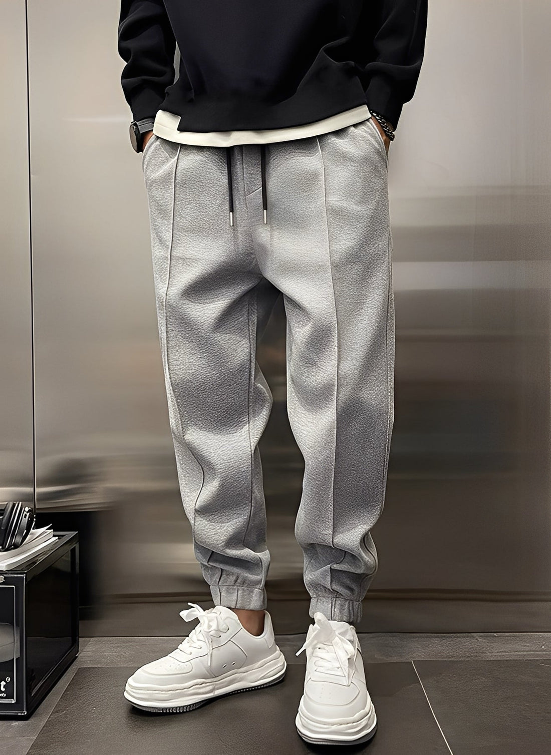 Philip - Casual, Thick, Wide Pants for Men