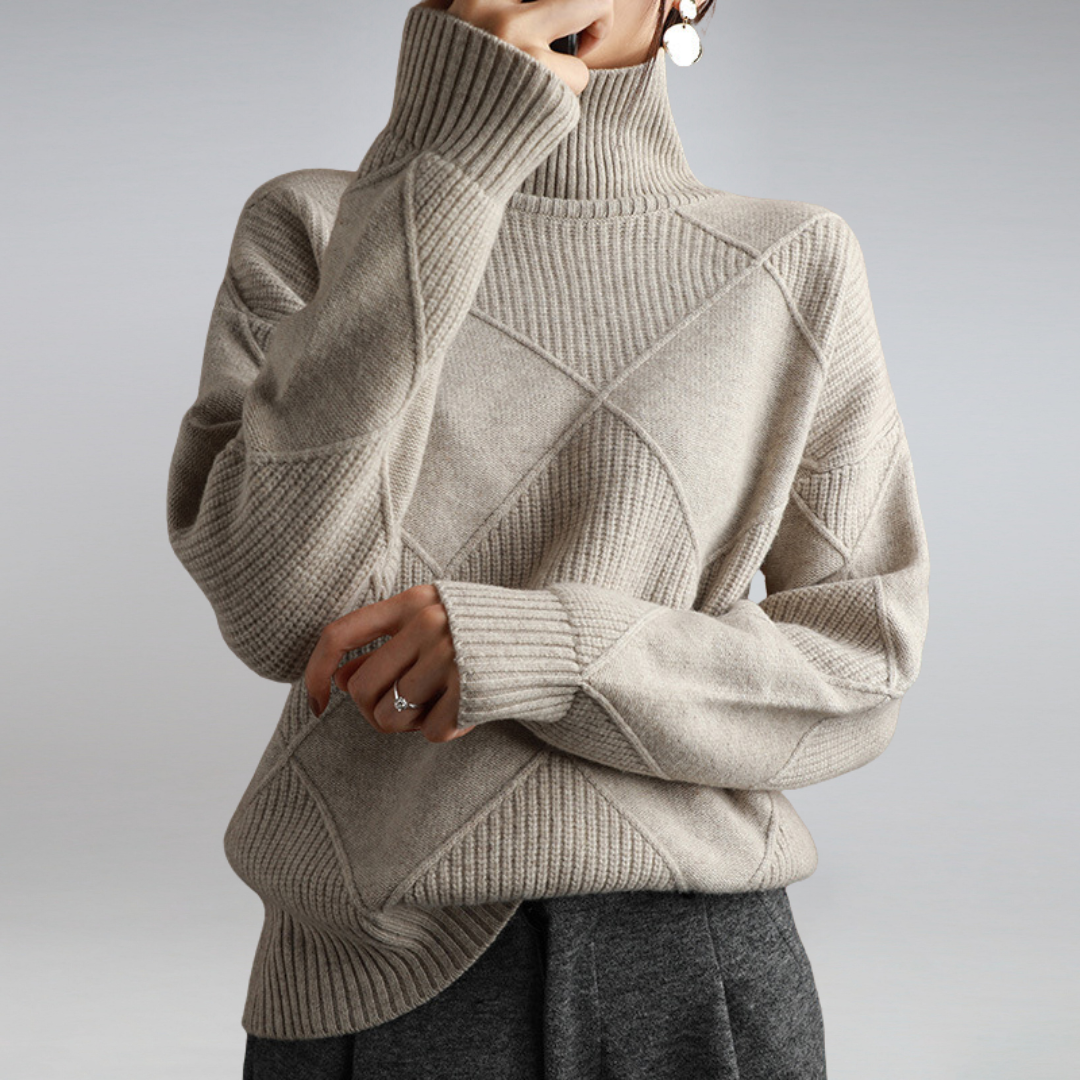 Camille – Turtleneck Sweater from Cashmere for Women