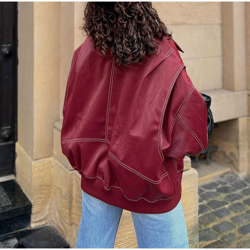 Jaidyn - Oversized Bomber Jacket for Women