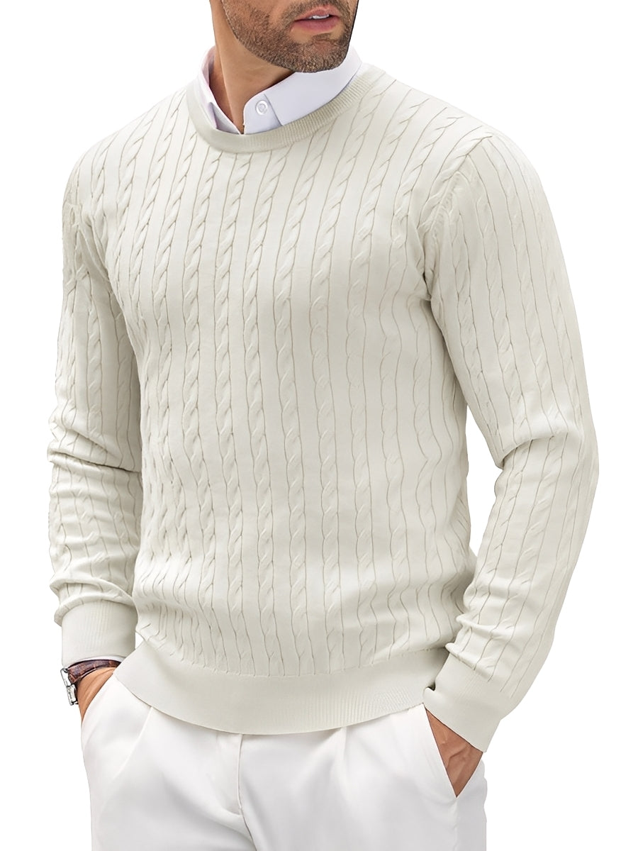 Romilly - Casual Slim Fit Knit Sweater for Men