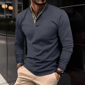 Chester - Modern Polo Shirt with Revere Collar for Men