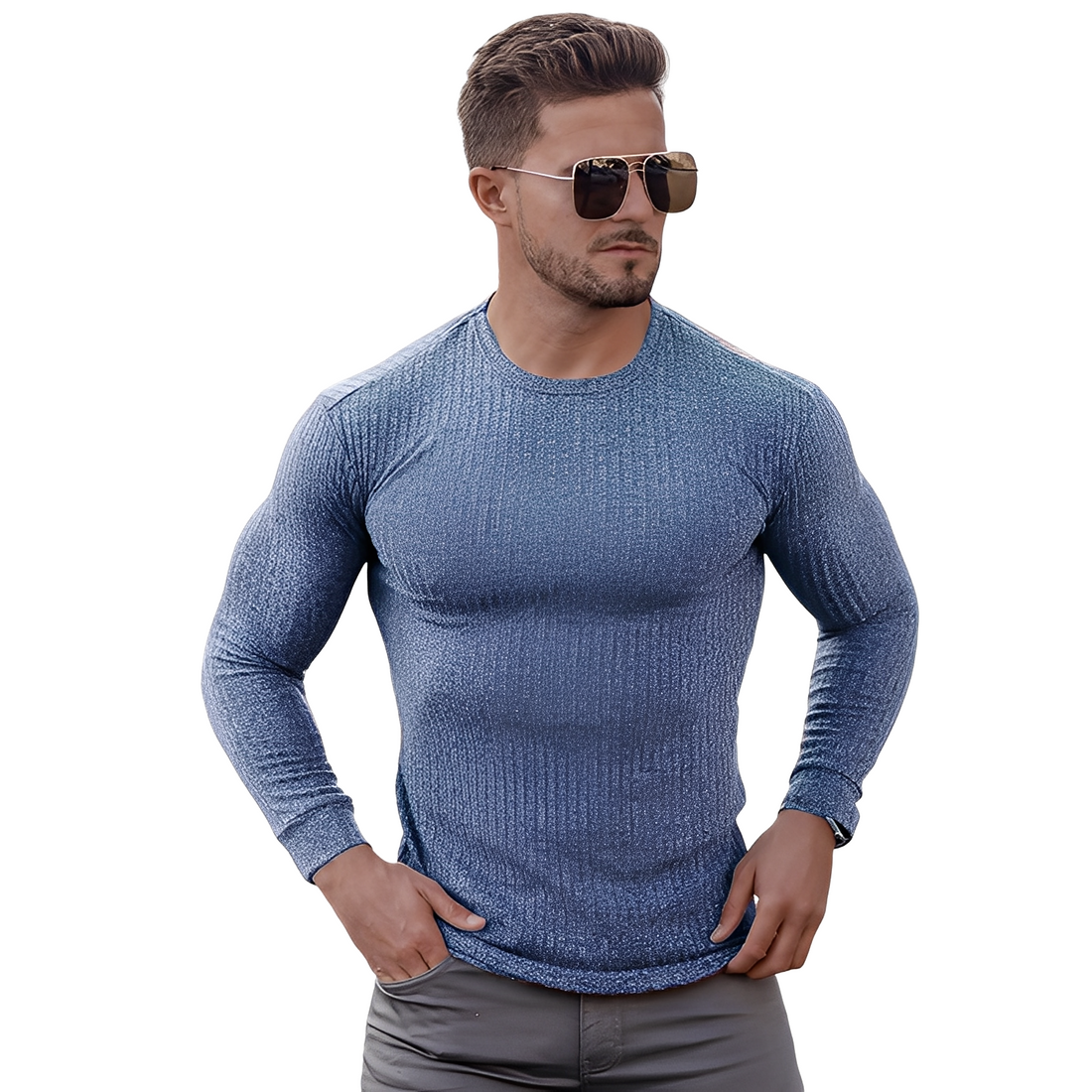 Wynne - Simple, Slim Fit Sweater for Men