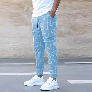 Raynard - Casual Checkered Pants for Men