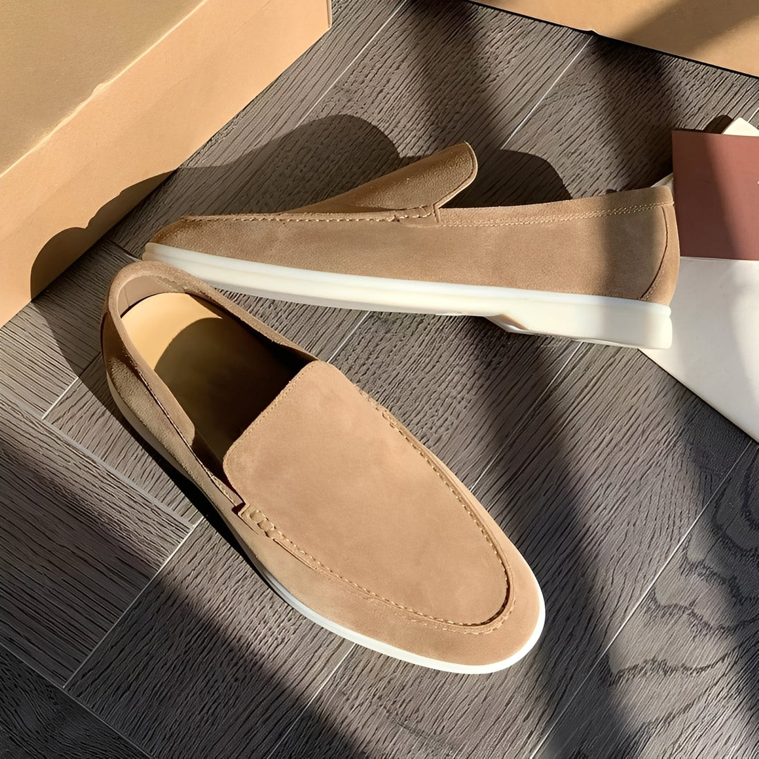 Joshua - Elegant Flat Slippers for Men