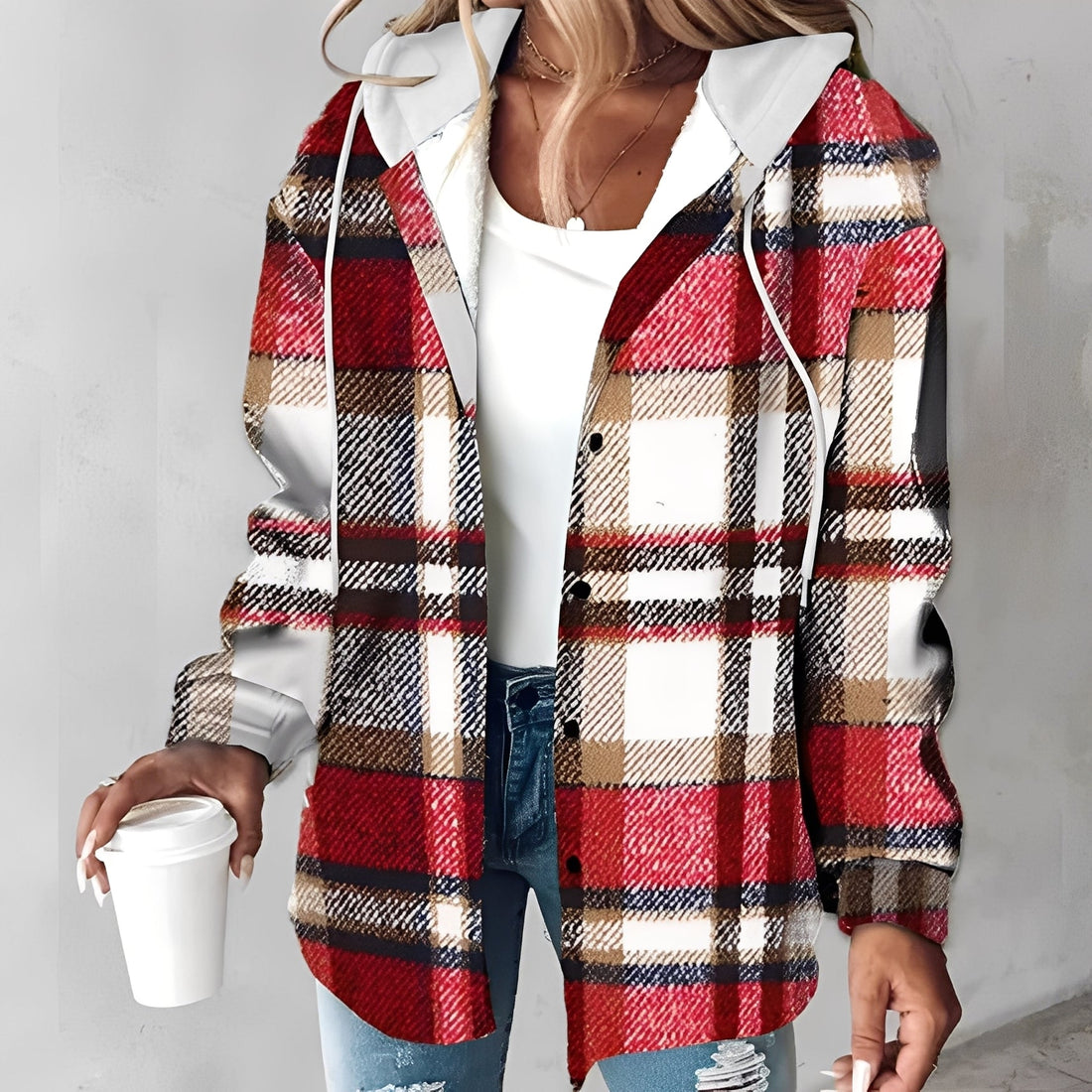 Briana - Casual, Warm Hooded Jacket for Women