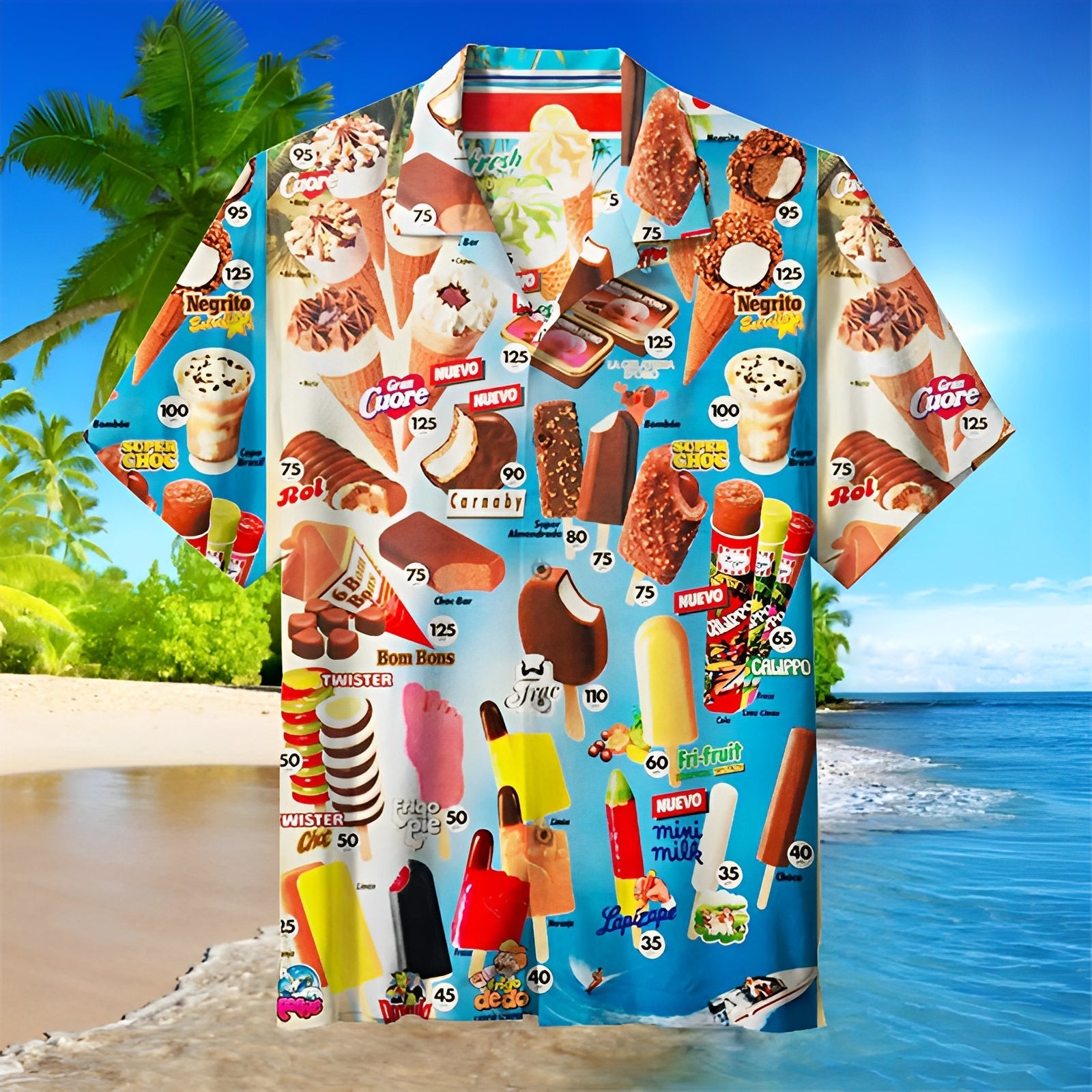 Paul - Comfortable Summer Shirt with Print for Men