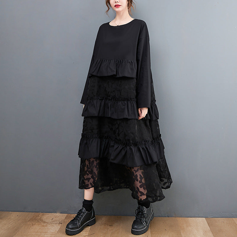 Lauryn - Casual Bohemian Dress with Ruffles for Women