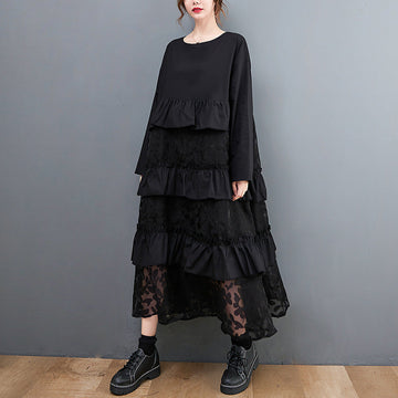 Lauryn - Casual Bohemian Dress with Ruffles for Women