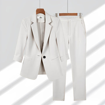 Cassarah - Formal Blazer and Pants Set for Women