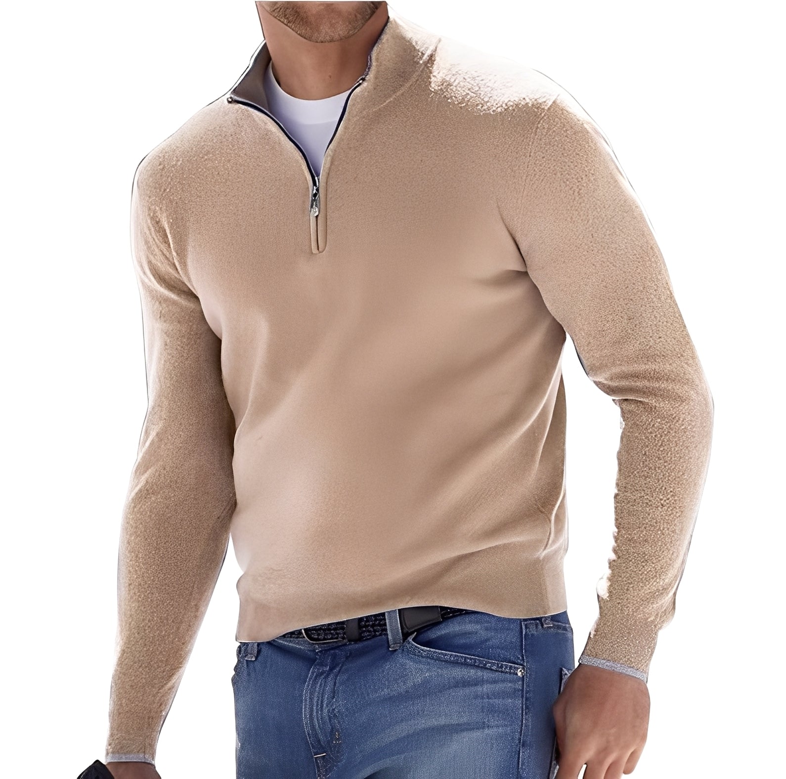 Kennith - Casual Sweater with Zipper for Men