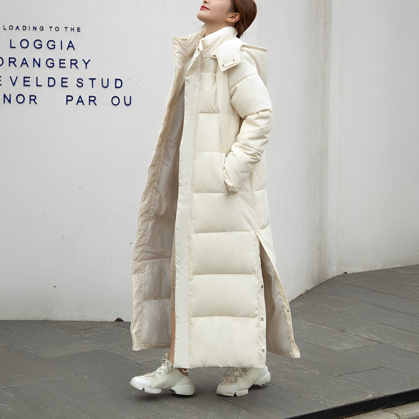 Amabel - Warm and Loosely Padded Jacket for Women