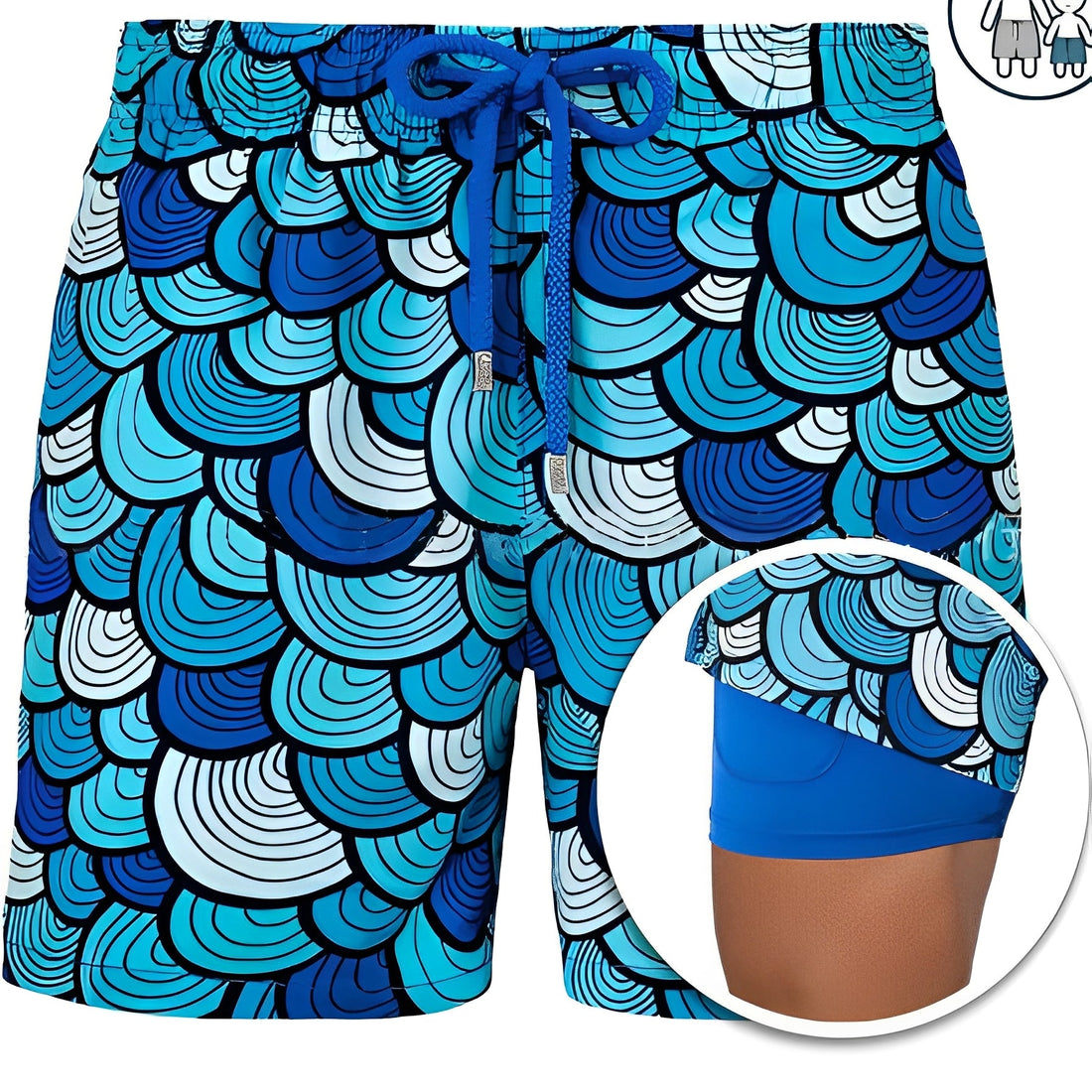 Edric - Stylish Printed Swim Shorts for Men