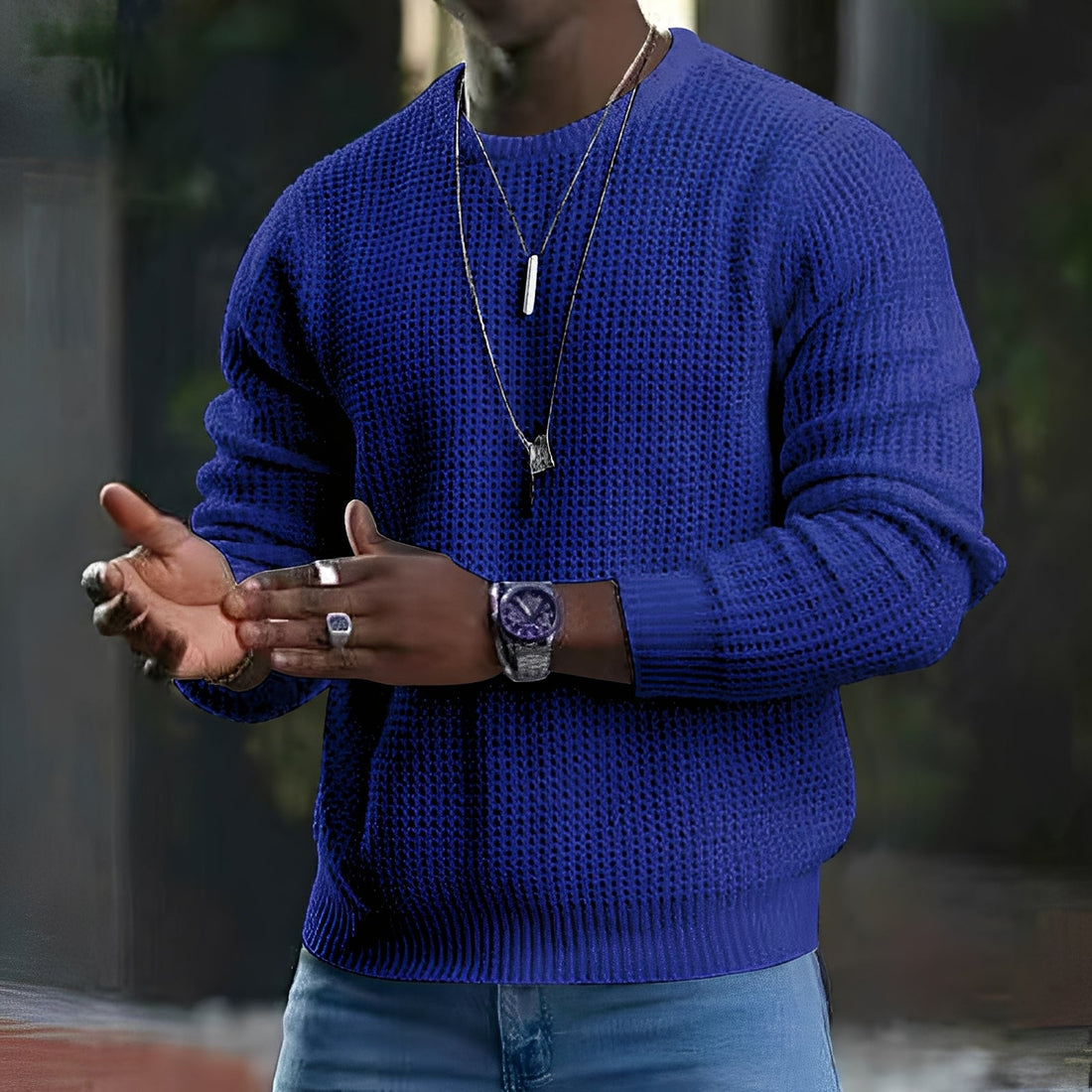 Luke - Loose Long-Sleeve Sweater for Men
