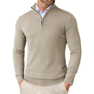 Bowen - Modern Sweater with Zipper for Men