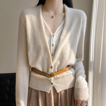 Jayleen - Casual Knit Top with Buttons for Women