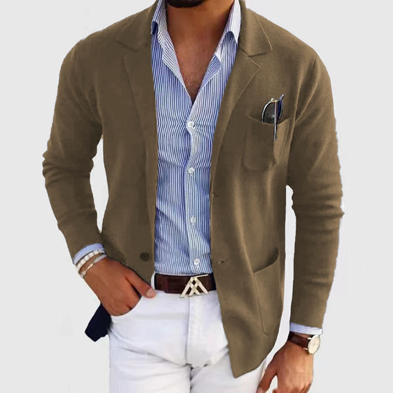 Daniel - Men's Blazer With Flap Pockets Modern