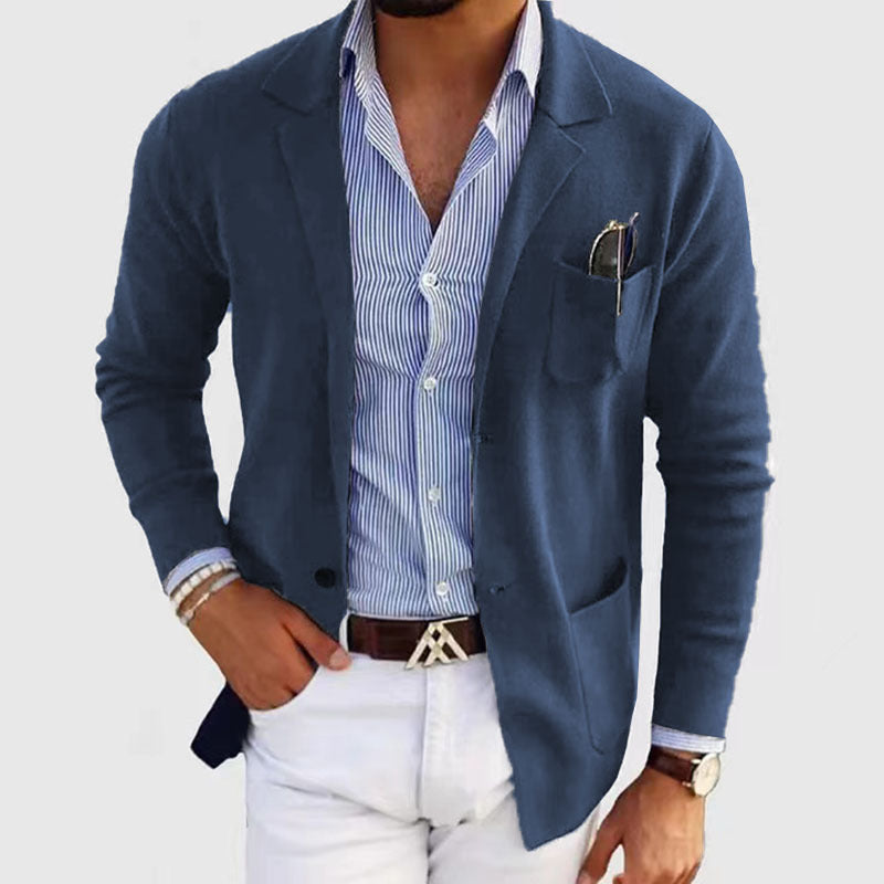 Daniel - Men's Blazer With Flap Pockets Modern
