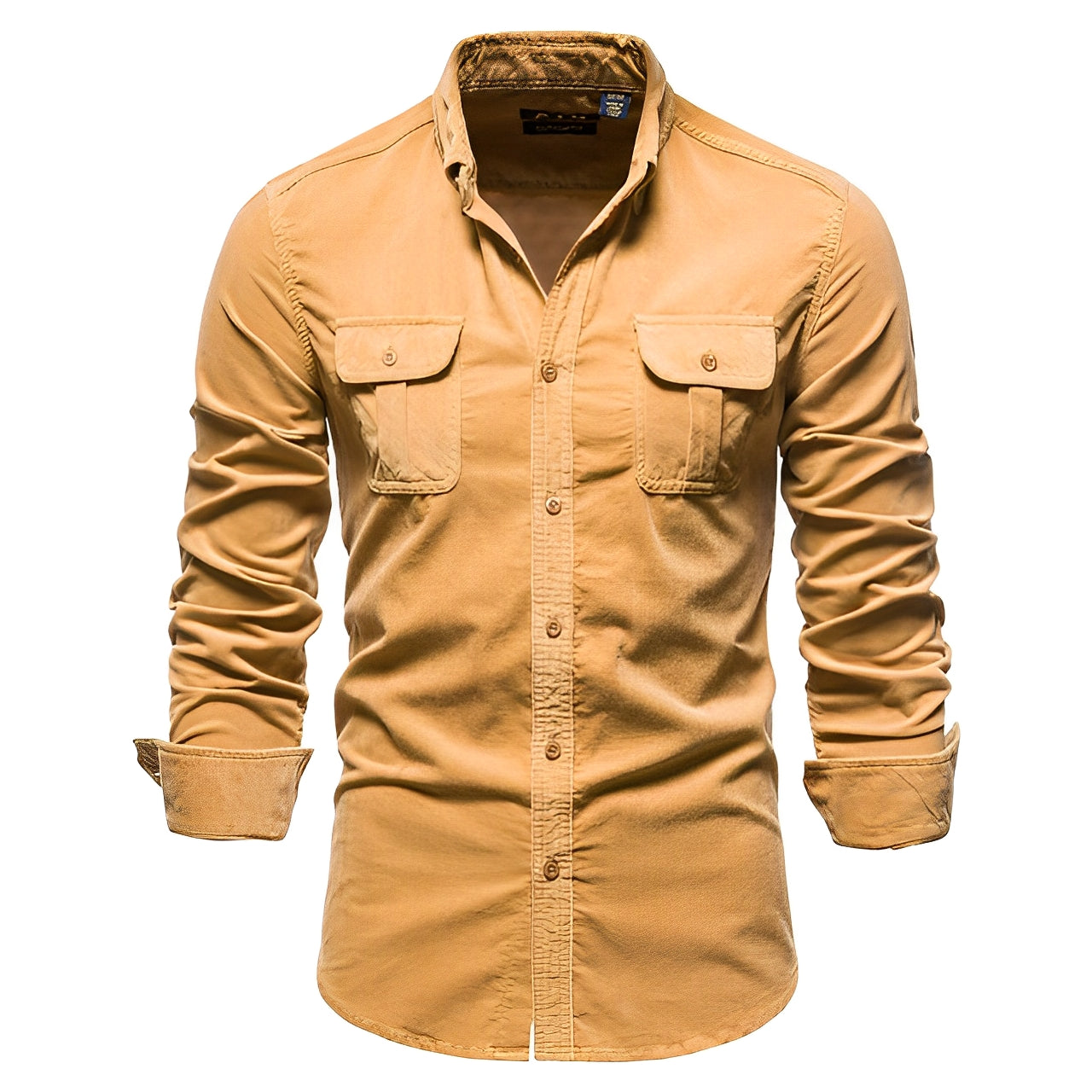 Reginald - Casual Long Sleeve Shirt in Corduroy for Men
