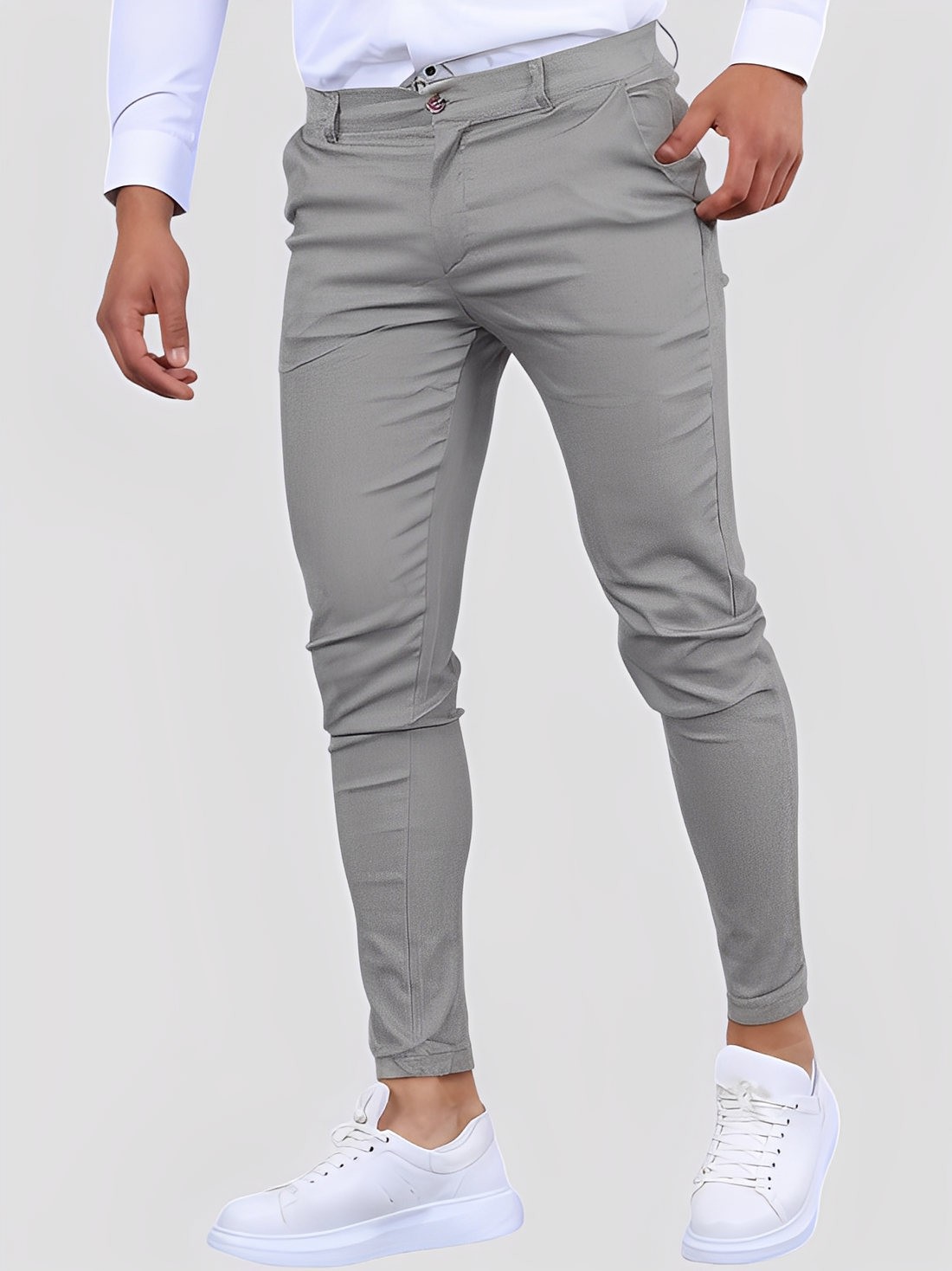 Shelton - Casual Stretch Pants with Slim Fit for Men