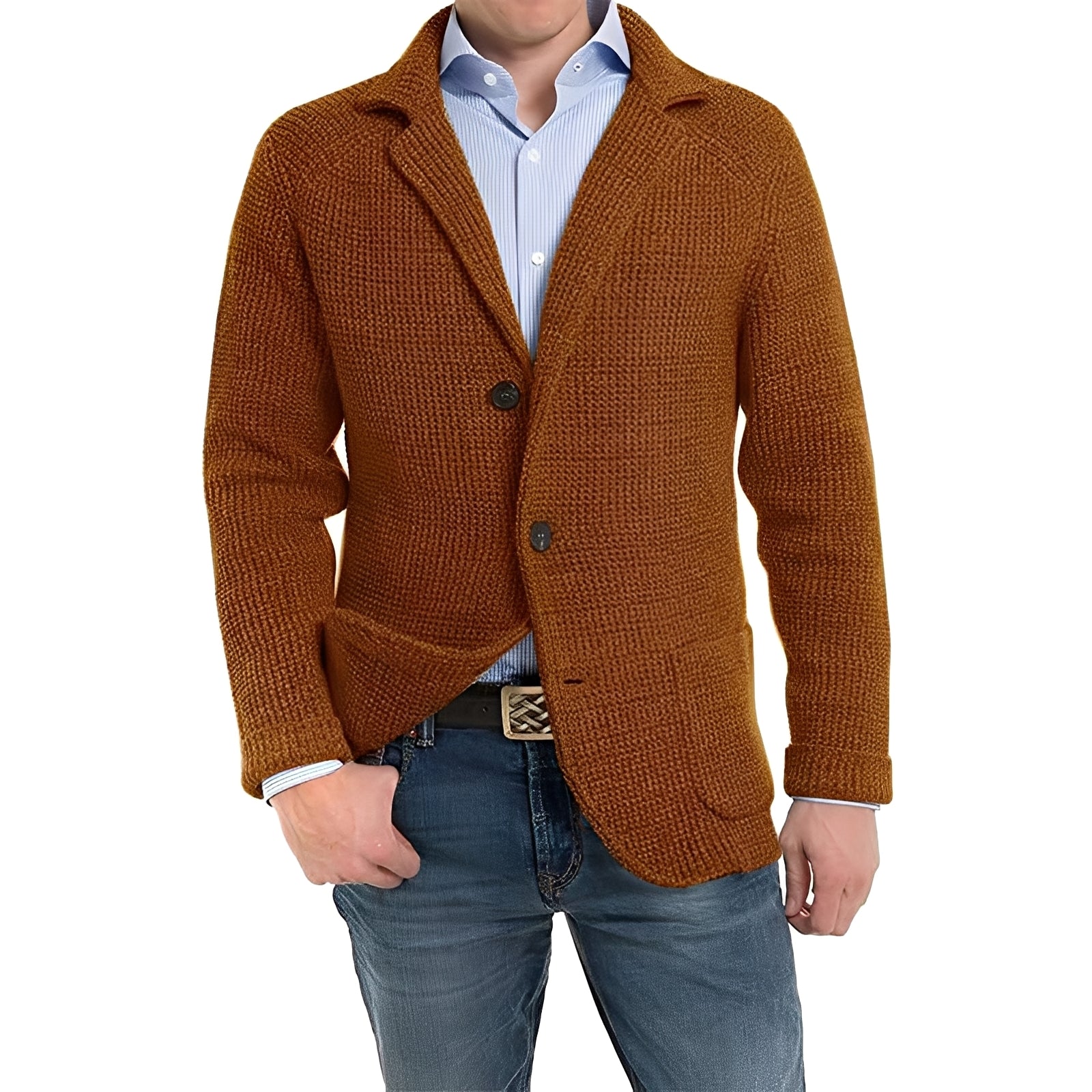 Richard - Elegant Jacket with Flap Pockets for Men