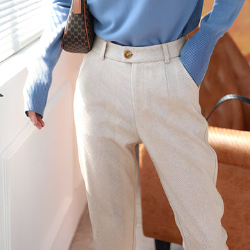 Rachelle - Formal Pants with High Waist for Women