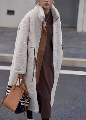 Noelene - Warm, Loose-Fitting Wool Coat for Women
