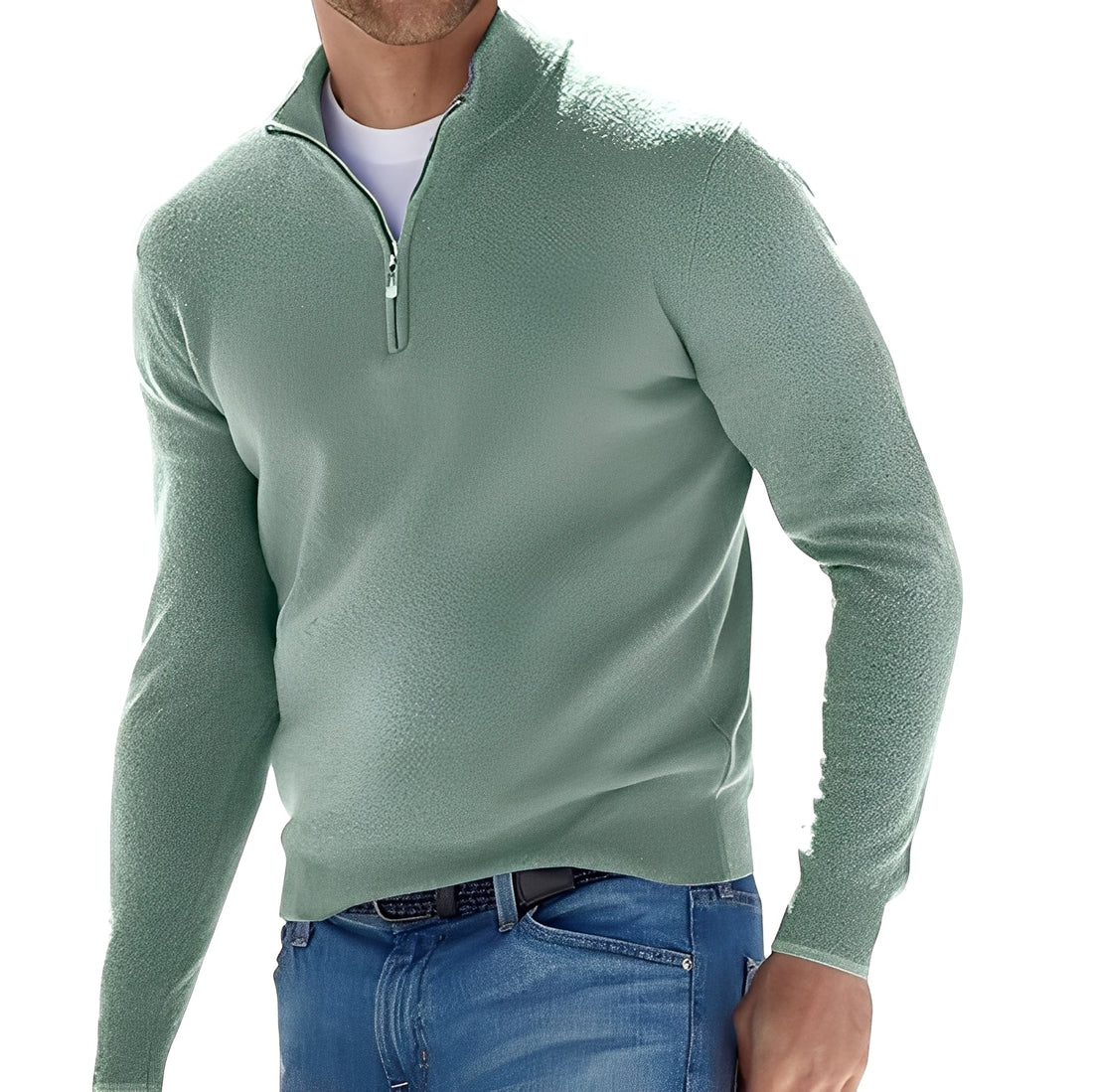 Kennith - Casual Sweater with Zipper for Men