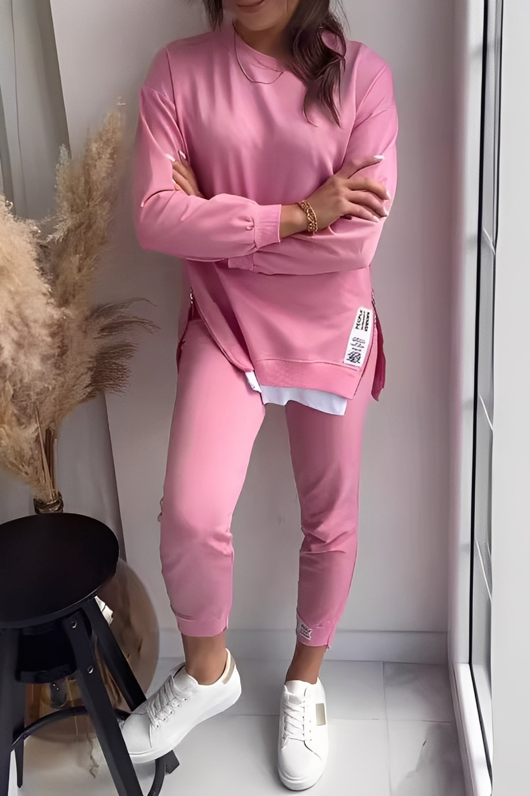 Kristine - Casual Sweatshirt and Pants Set for Women