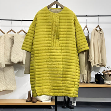 Gladys - Casual Oversized Coat with Buttons for Women
