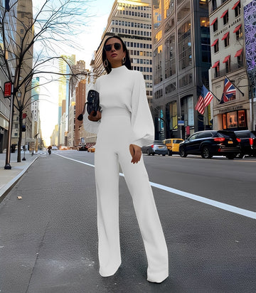 Rebeccah - Stylish long-sleeved jumpsuit for women