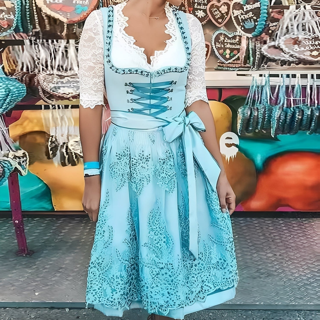 Mellony - Classic Dirndl in Traditional Design for Women