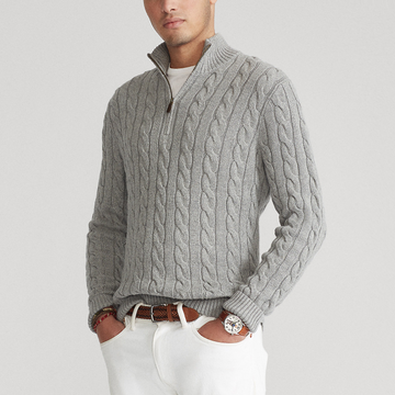 Adrien - Sweater with Half Zip
