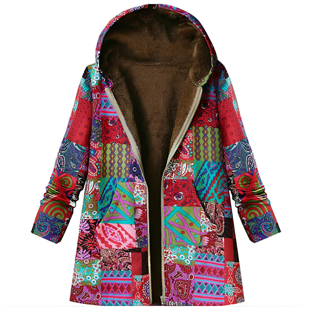 Olyvia - Vintage Jacket with Pattern for Women