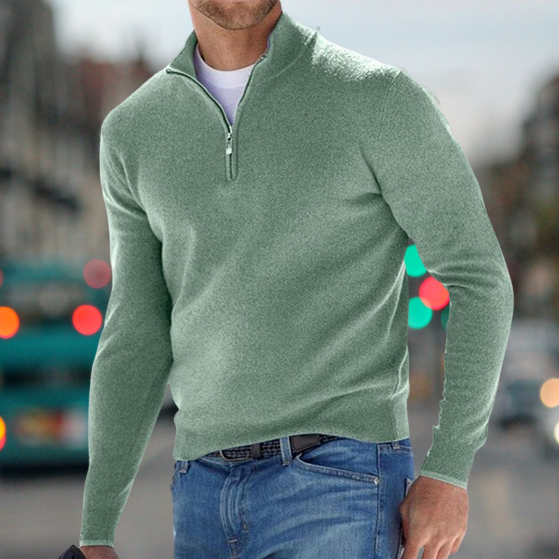Carlo – Sweater with Zipper